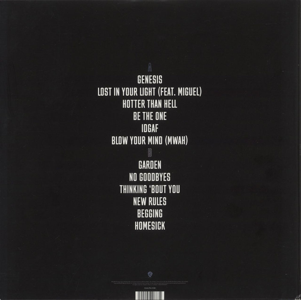 Dua Lipa Dua Lipa - Pink Marbled Translucent Vinyl - Signed UK vinyl LP album (LP record) 190295908874