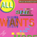 Duran Duran All She Wants Is - Poster Sleeve UK 7" vinyl single (7 inch record / 45) DDP11