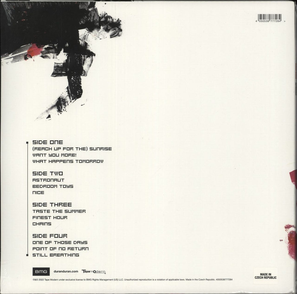 Duran Duran Astronaut - Milky Clear Vinyl - Sealed US 2-LP vinyl record set (Double LP Album) 4050538777284