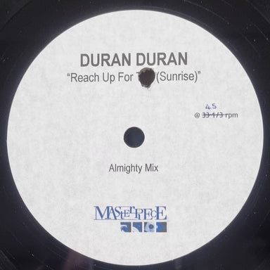 Duran Duran Reach Up For The Sunrise UK acetate DDNATRE422822