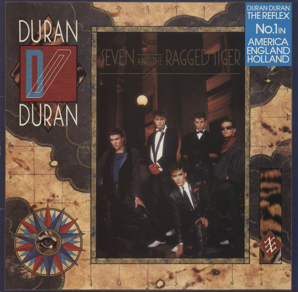 Duran Duran Seven And The Ragged Tiger German vinyl LP album (LP record) 1C0641654541