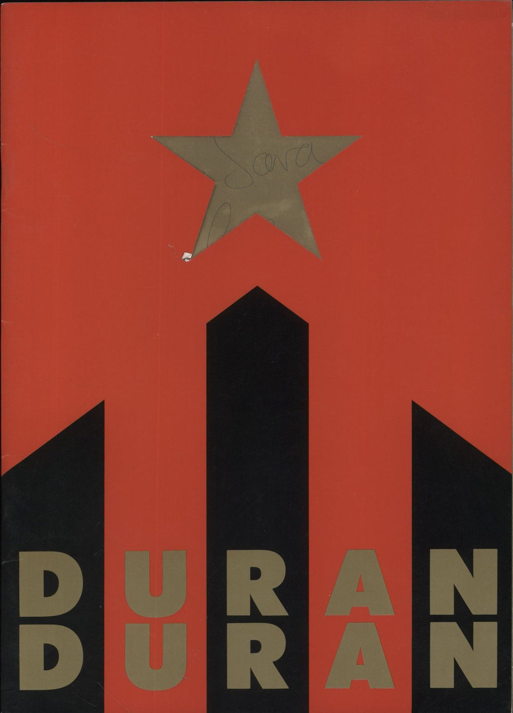 Duran Duran Strange Behaviour UK tour programme TOUR PROGRAMME