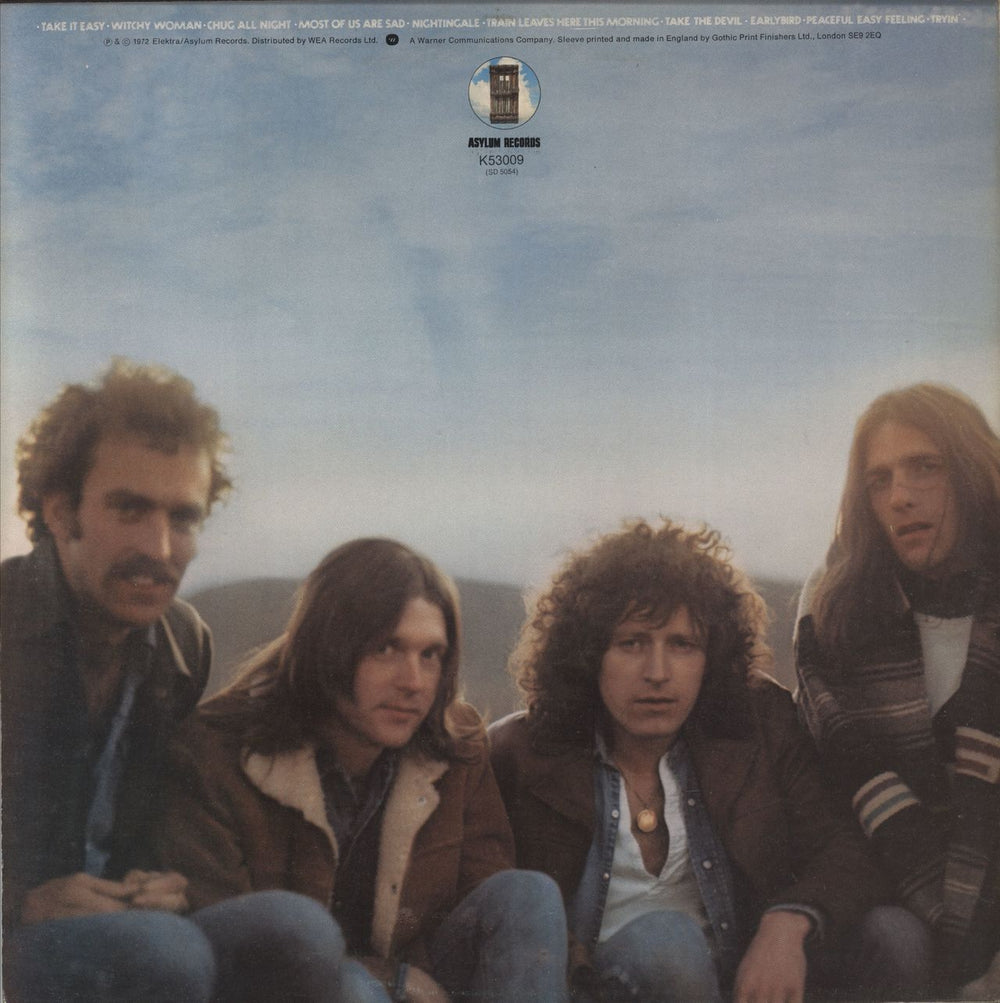 Eagles Eagles - price stickered UK vinyl LP album (LP record)