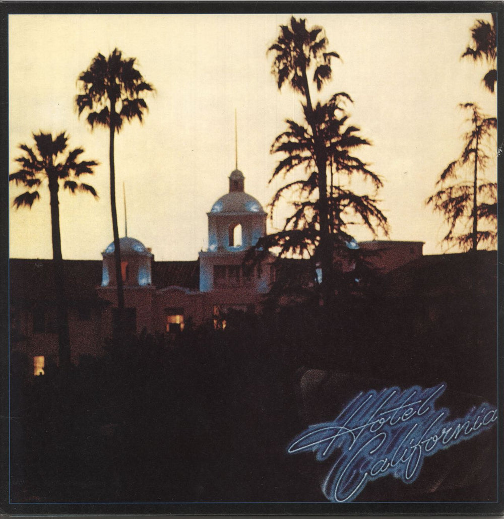 Eagles Hotel California + Poster UK vinyl LP album (LP record) K53051