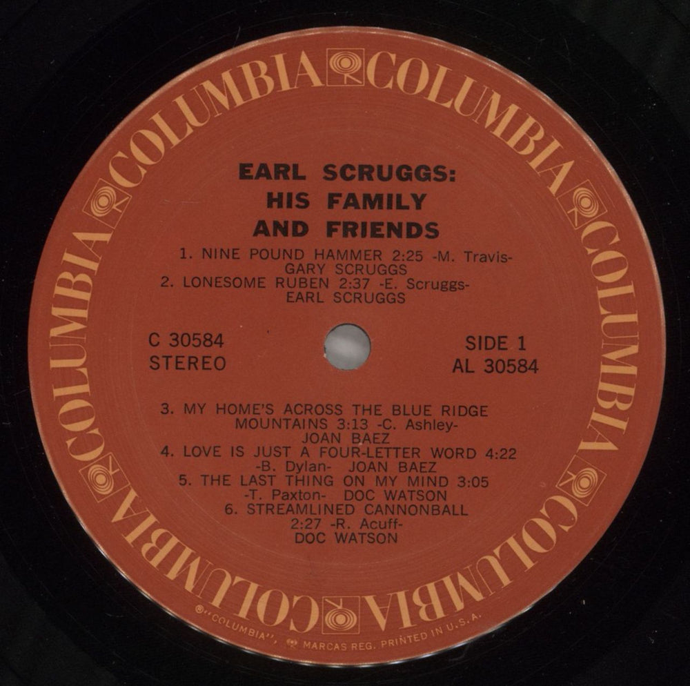 Earl Scruggs His Family And Friends US vinyl LP album (LP record) GGZLPHI879370