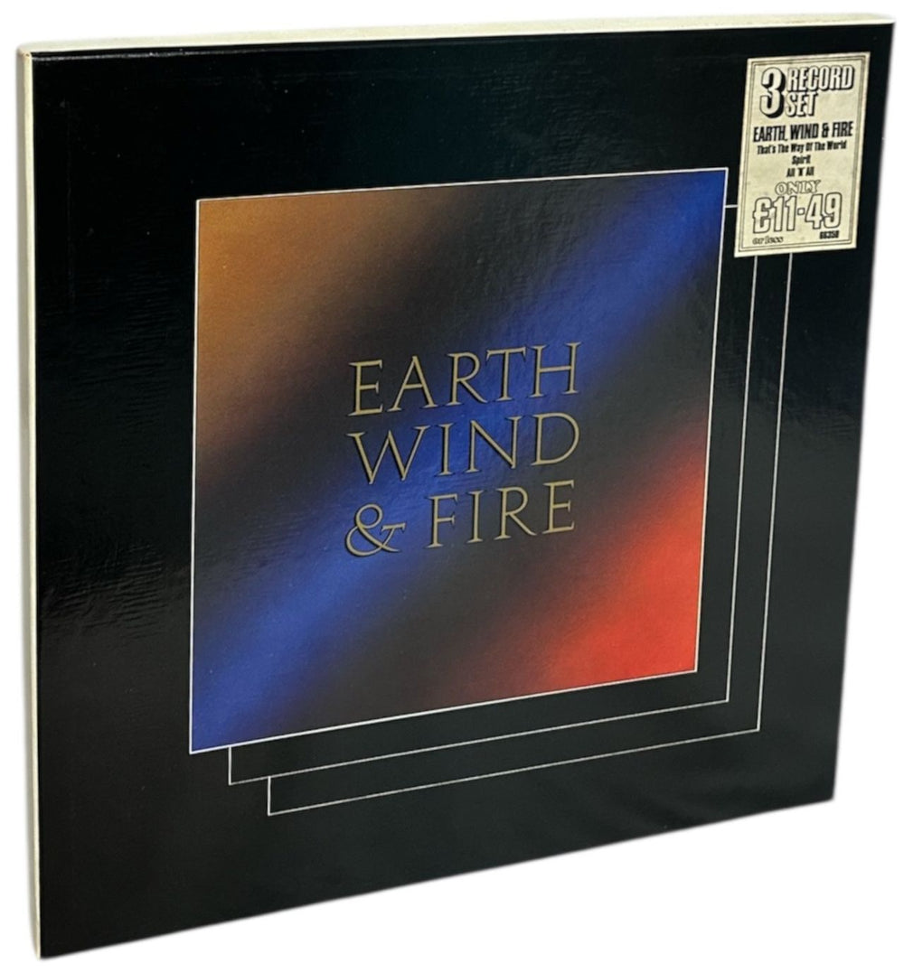 Earth Wind & Fire 3 Album Box Set UK Vinyl Box Set 80575/81451/86051