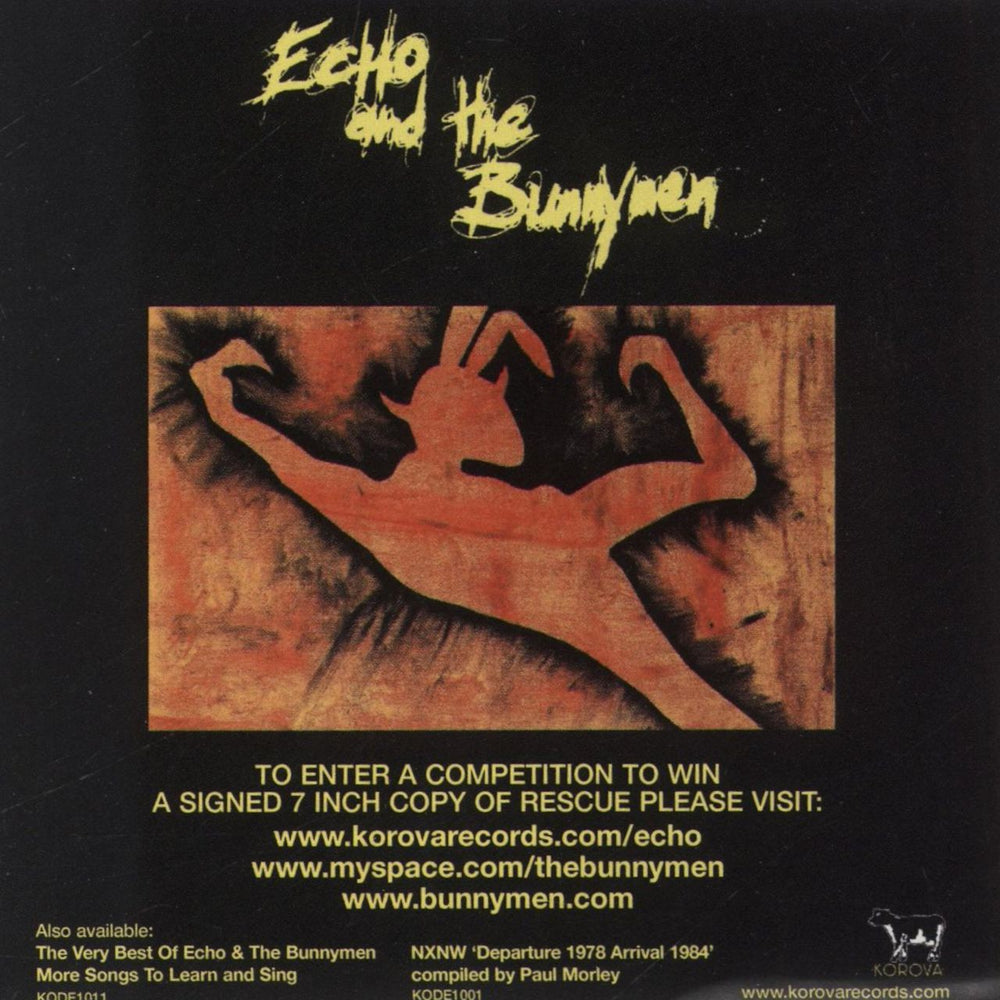 Echo & The Bunnymen Rescue UK 7" vinyl single (7 inch record / 45)