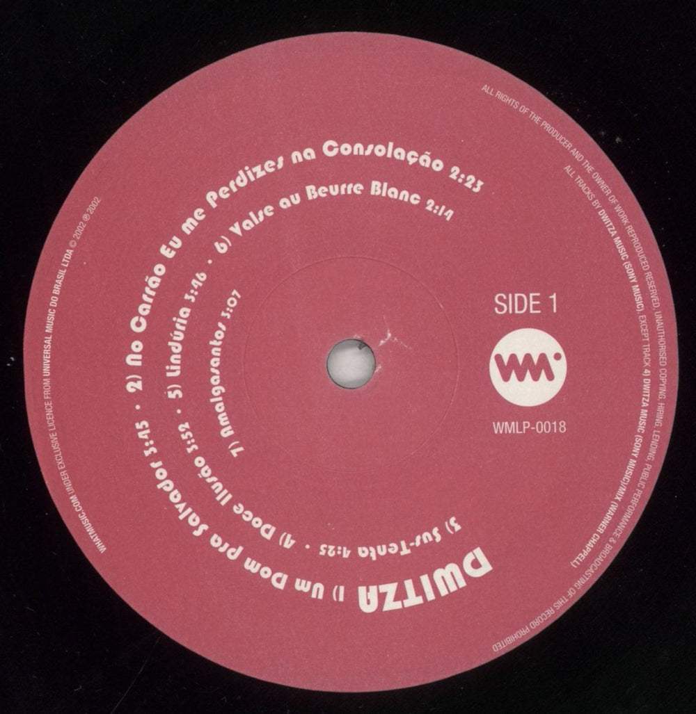 Ed Motta Dwitza UK vinyl LP album (LP record) Z8GLPDW853679