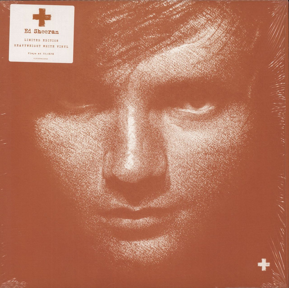 Ed Sheeran + (Plus) - White Vinyl UK vinyl LP album (LP record) 5052498774906