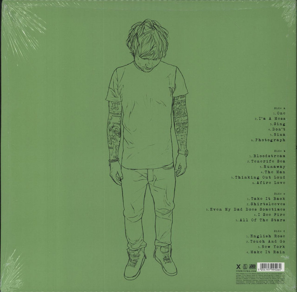 Ed factory Sheeran X Double Green Vinyl