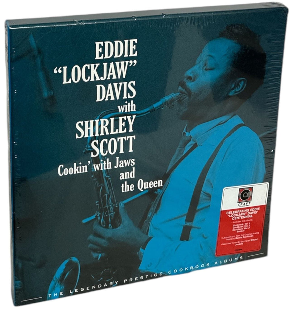 Eddie 'Lockjaw' Davis Cookin' With Jaws And The Queen: The Legendary Prestige Cookbook Albums - 180g - Sealed US Vinyl Box Set CR00540