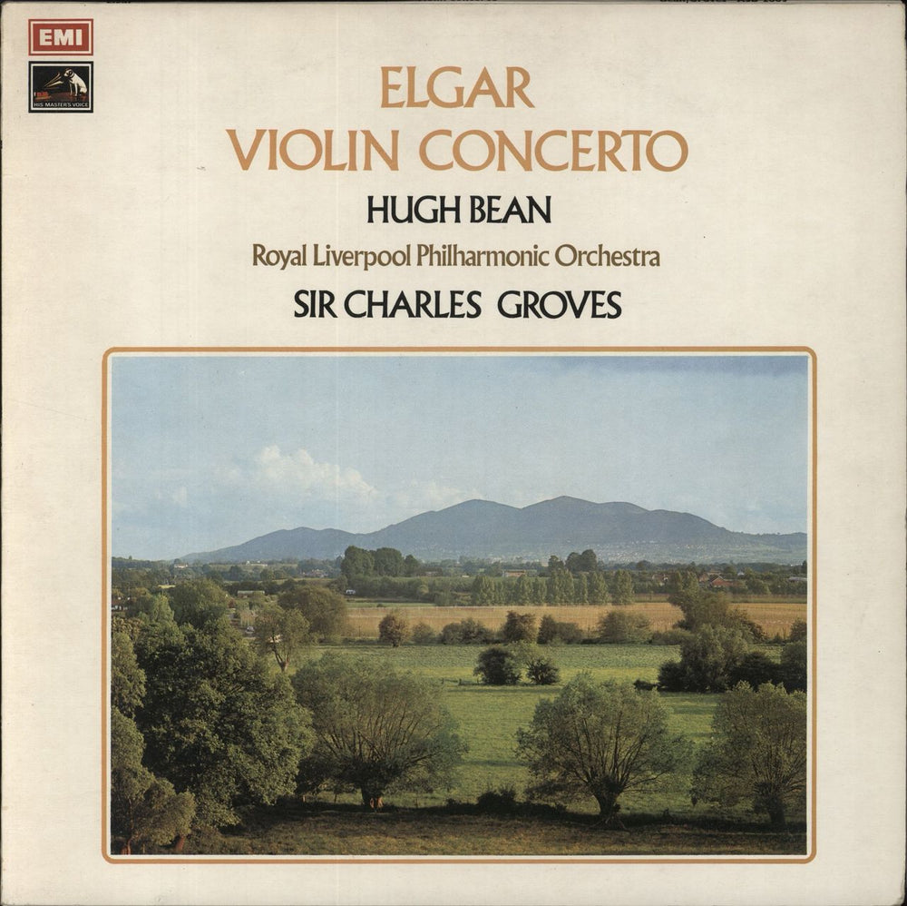 Edward Elgar Violin Concerto UK vinyl LP album (LP record) ASD2883