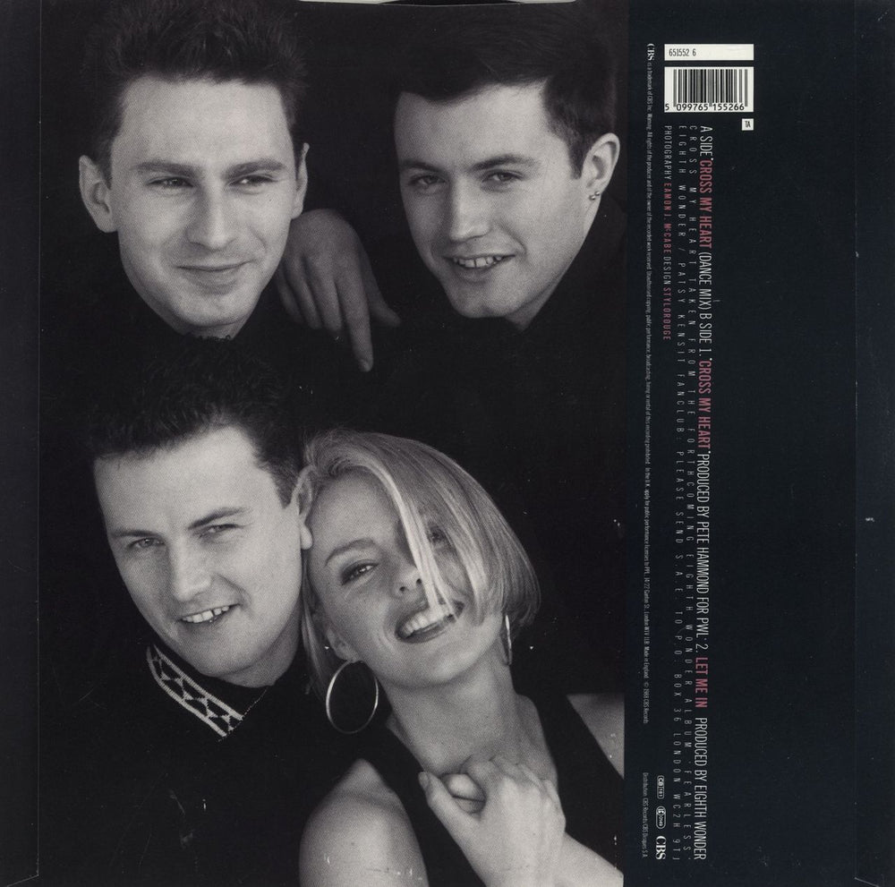 Eighth Wonder Cross My Heart UK 12" vinyl single (12 inch record / Maxi-single) 5099765155266