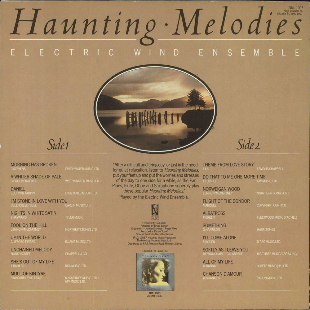 Electric Wind Ensemble Haunting Melodies UK vinyl LP album (LP record)