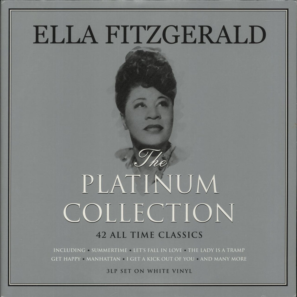 Ella Fitzgerald The Platinum Collection - White Vinyl UK 3-LP vinyl record set (Triple LP Album) NOT3LP252