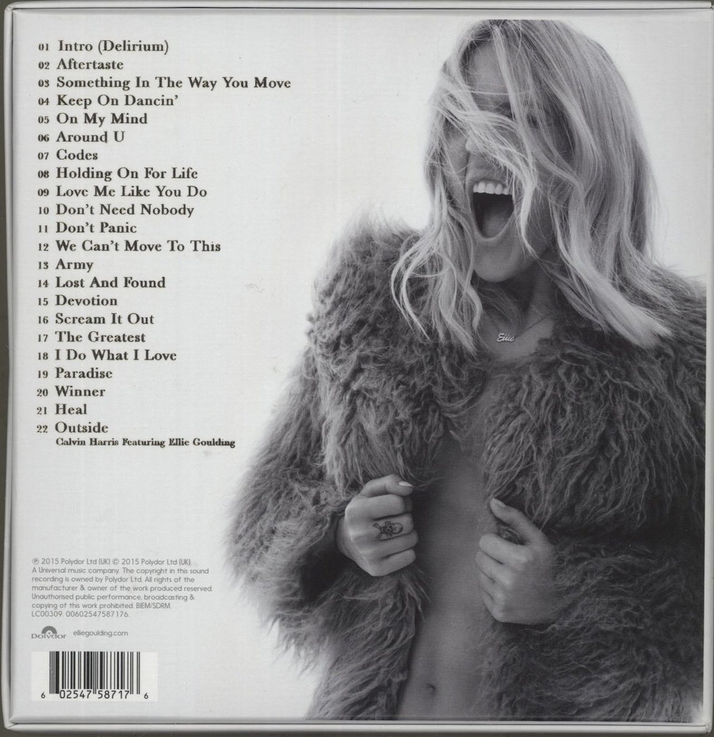Ellie Goulding Delirium - Deluxe Box - Autographed UK CD album (CDLP) 602547587176