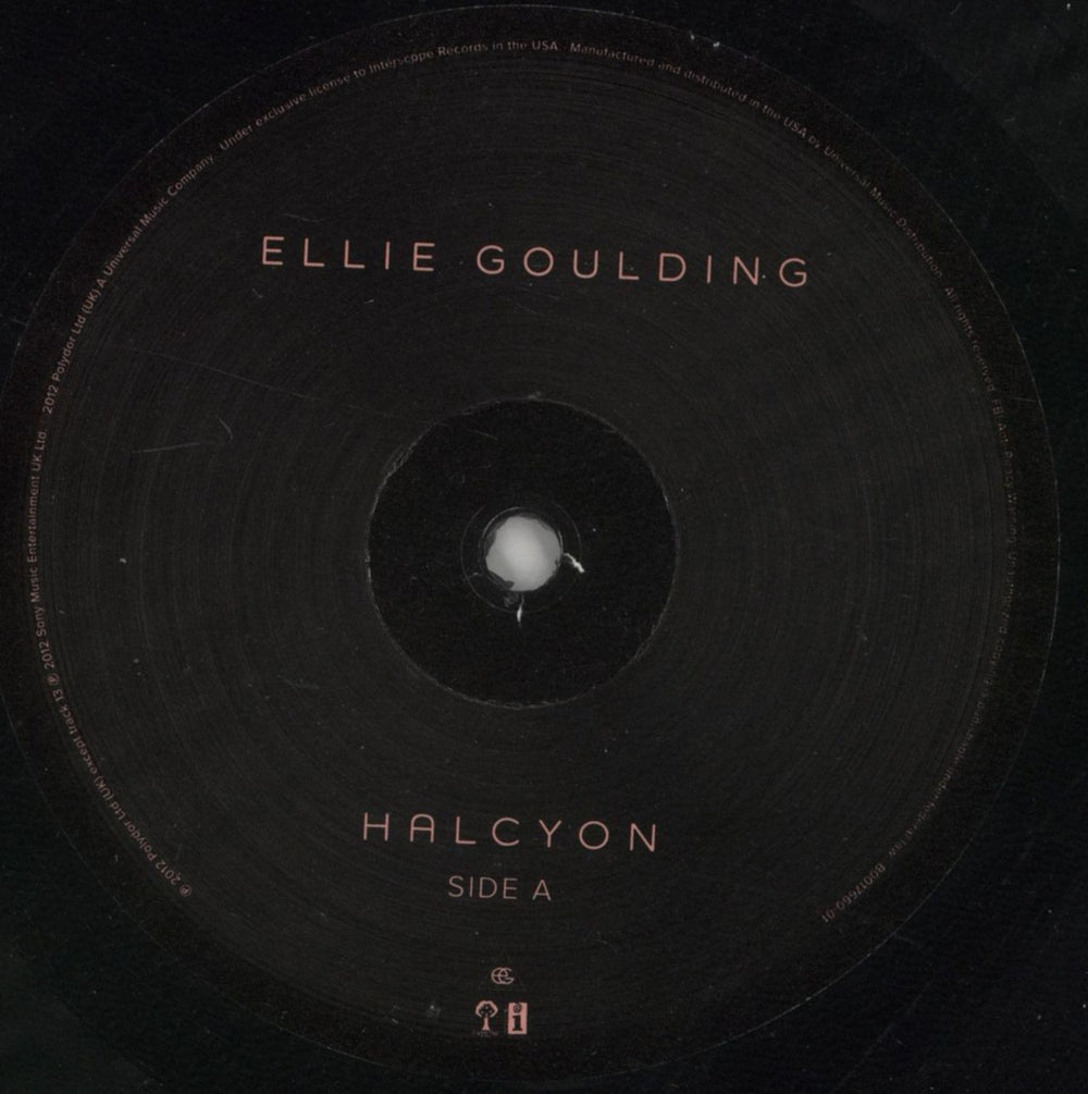 Ellie Goulding Halcyon US vinyl LP album (LP record) ENPLPHA596855