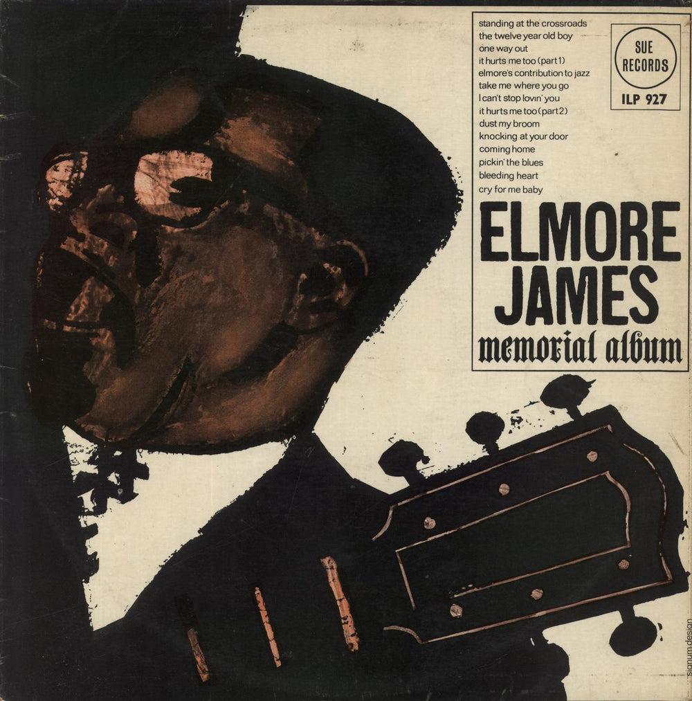 Elmore James Elmore James Memorial Album - VG/EX UK vinyl LP album (LP record) ILP927