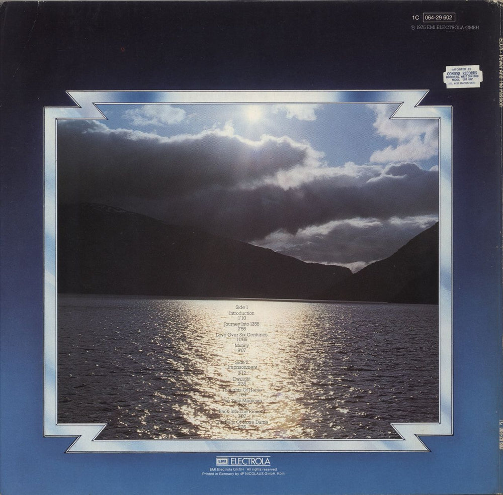 Eloy Power And The Passion German vinyl LP album (LP record)