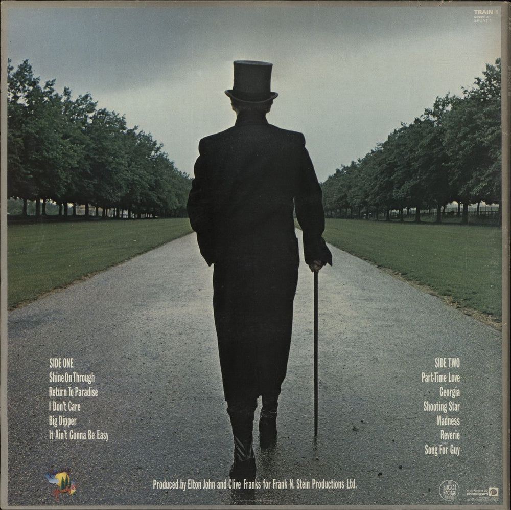 Elton John A Single Man UK vinyl LP album (LP record)