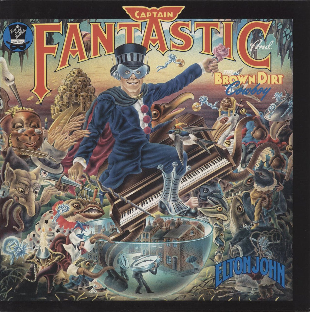 Elton John Captain Fantastic And The Brown Dirt Cowboy - EX UK vinyl LP album (LP record) 6748713