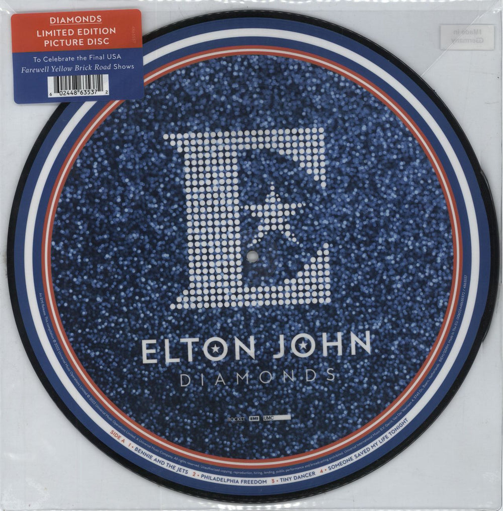 Elton John Diamonds - Picture Disc Edition UK picture disc LP (vinyl picture disc album) 4863537