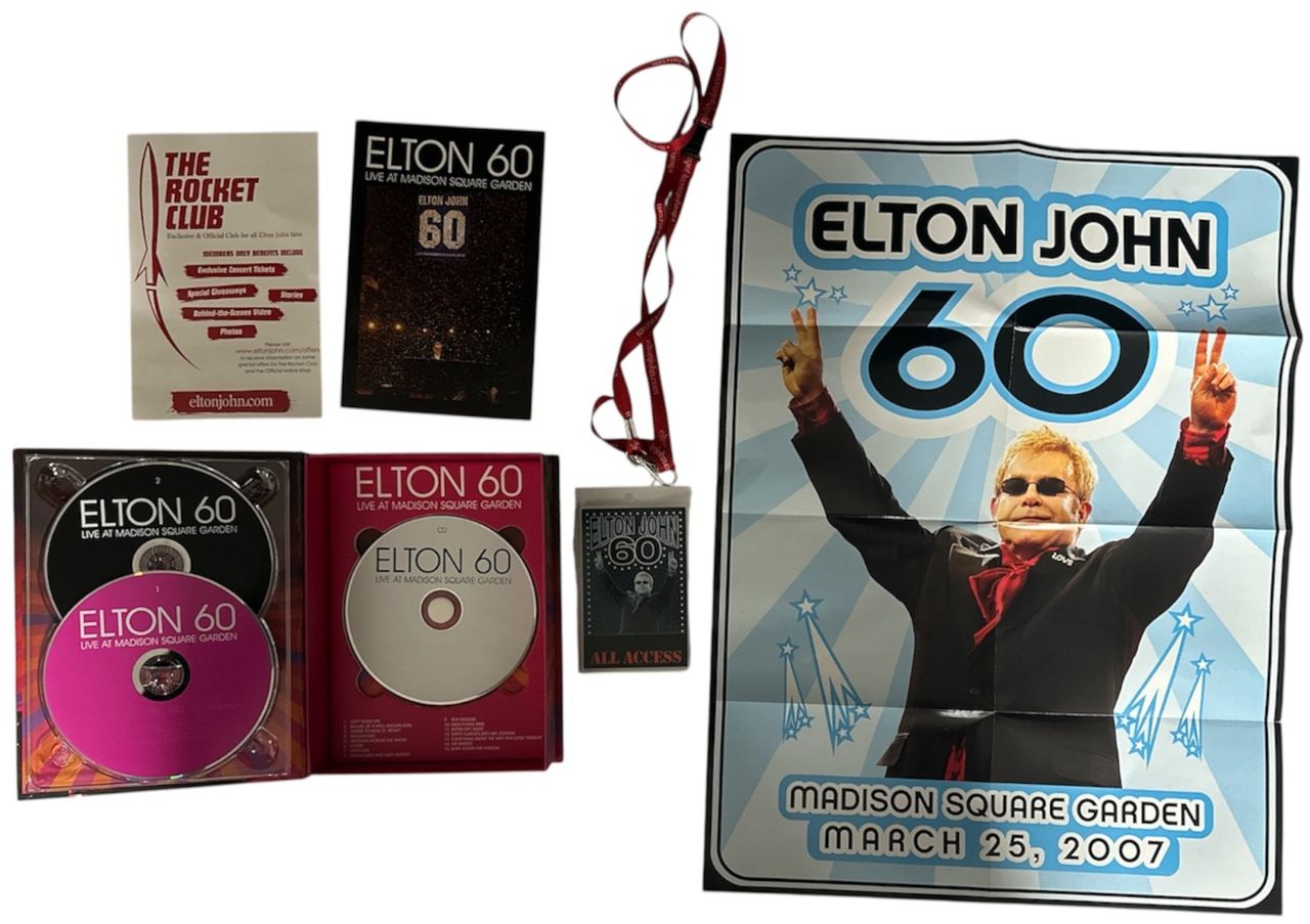 Elton John Elton 60 - Live At Madison Square Garden UK 3-disc CD