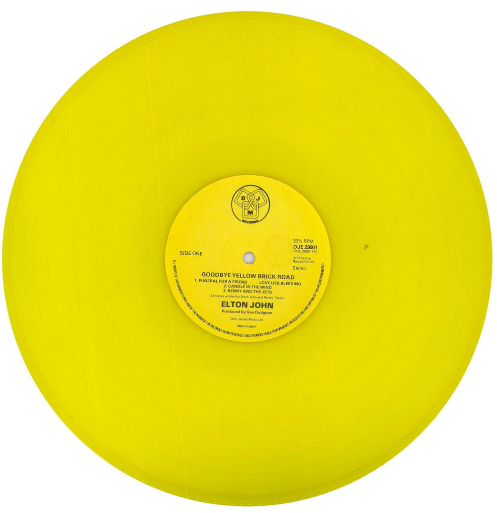 Elton John Goodbye Yellow Brick Road - 1st - Yellow + Sticker - EX UK 2-LP vinyl record set (Double LP Album) JOH2LGO695874