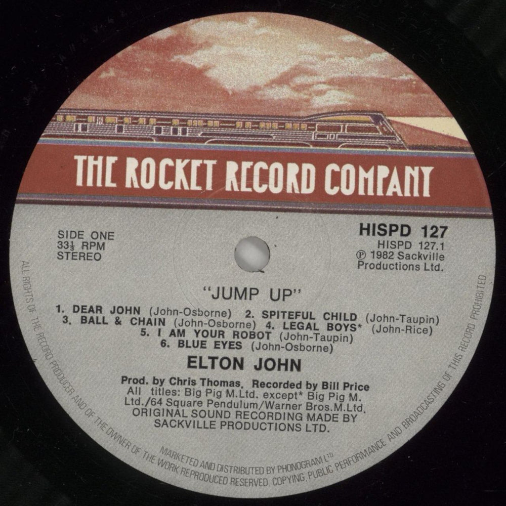 Elton John Jump Up! UK vinyl LP album (LP record) JOHLPJU232172