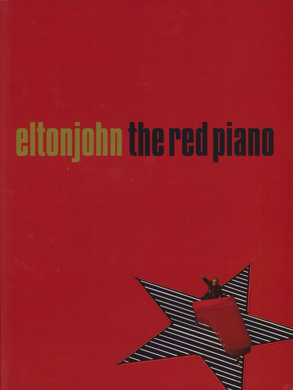Elton John The Red Piano US tour programme CONCERT PROGRAMME