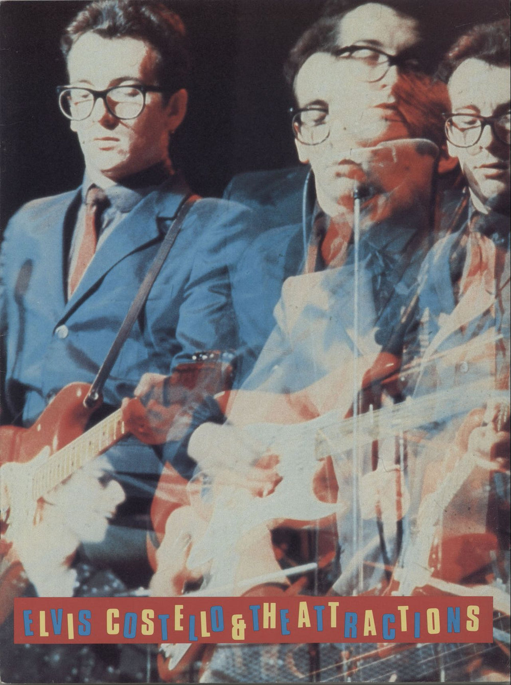 Elvis Costello Elvis Costello & The Attractions UK tour programme TOUR PROGRAMME