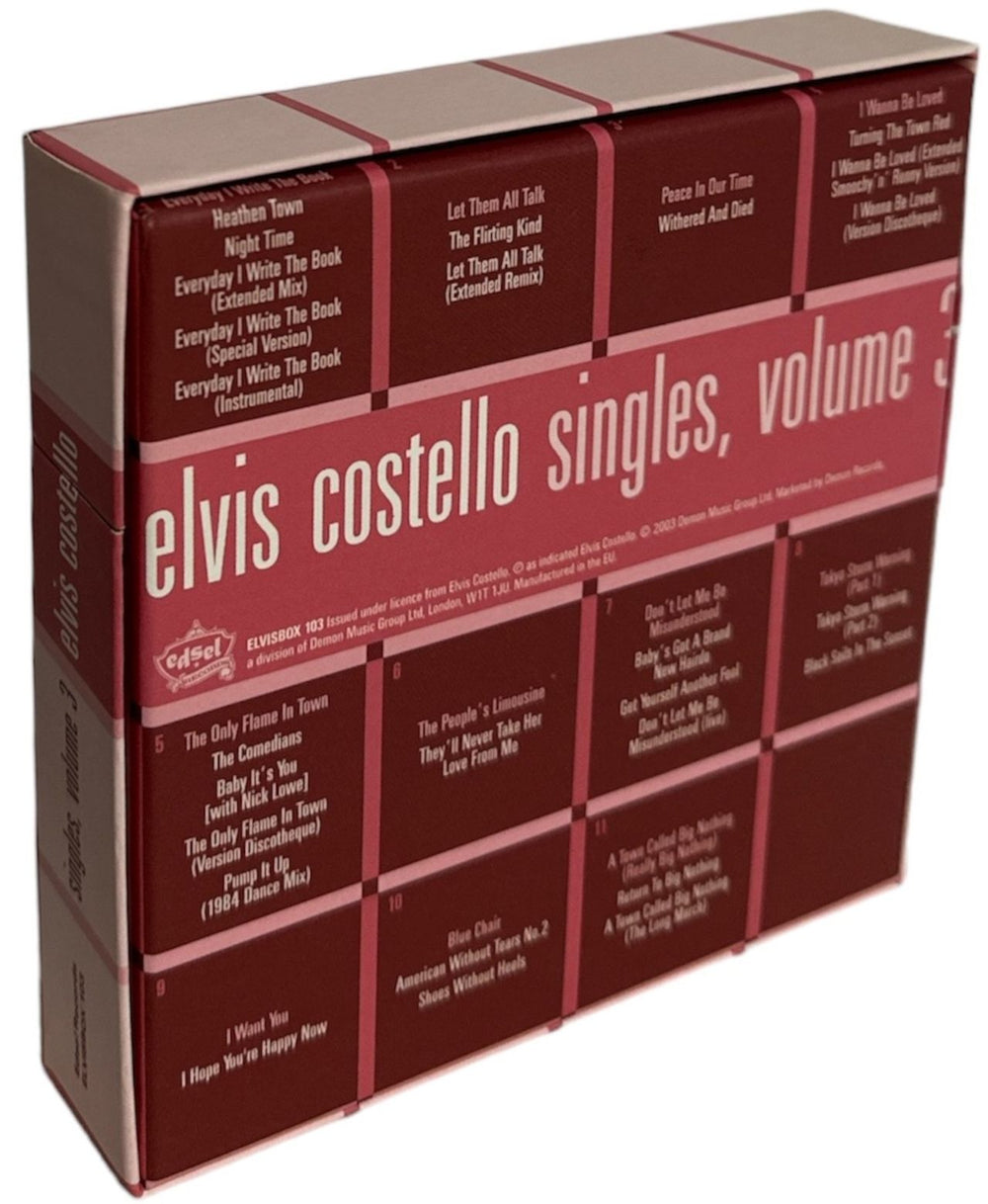 Elvis Costello Singles, Volume 3 UK CD Single Box Set 740155173326