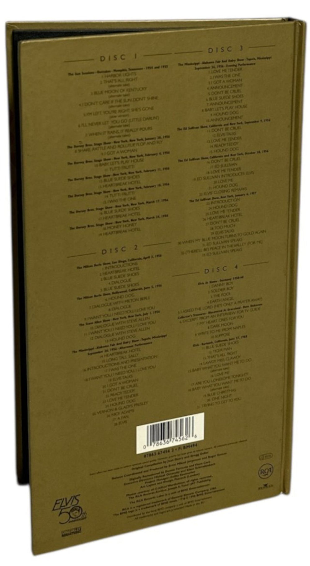 Elvis Presley A Golden Celebration UK CD Album Box Set 078636745626