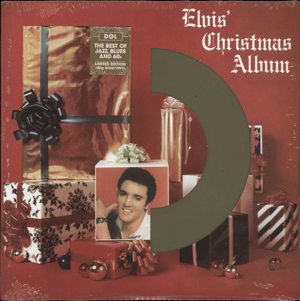 Elvis Presley Elvis' Christmas Album - 180g - Gold Vinyl - Sealed UK vinyl LP album (LP record) DOS606MB