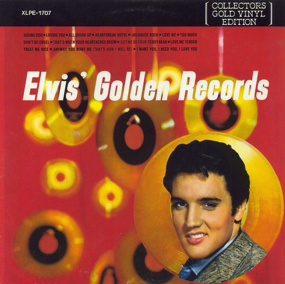 Elvis Presley Elvis' Golden Records - Gold Vinyl Canadian vinyl LP album (LP record) XLPE-1707