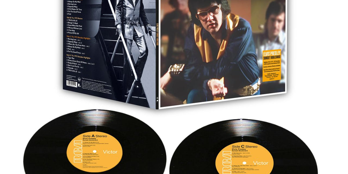 Elvis Presley Sunset Boulevard - Black Vinyl - Sealed UK 2