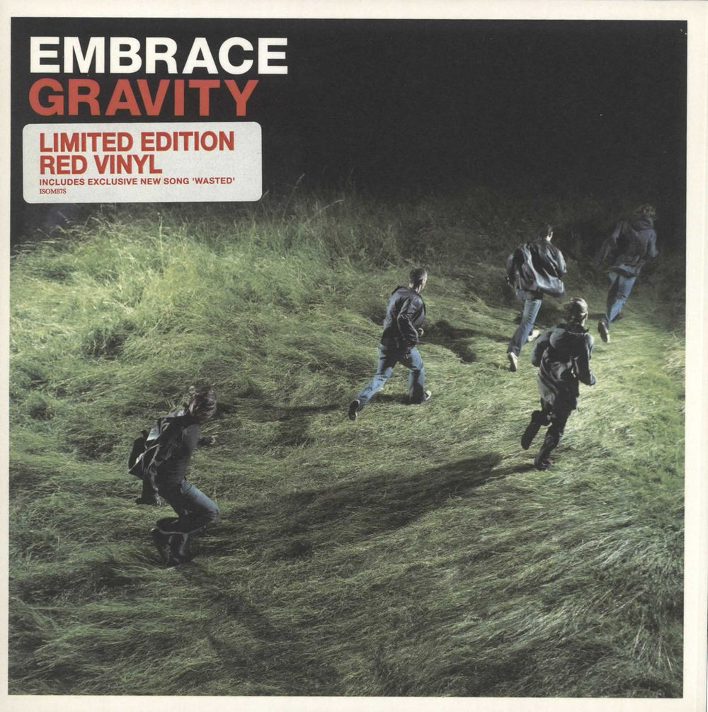 Embrace Gravity - Red Vinyl UK 7" vinyl single (7 inch record / 45) ISOM87S