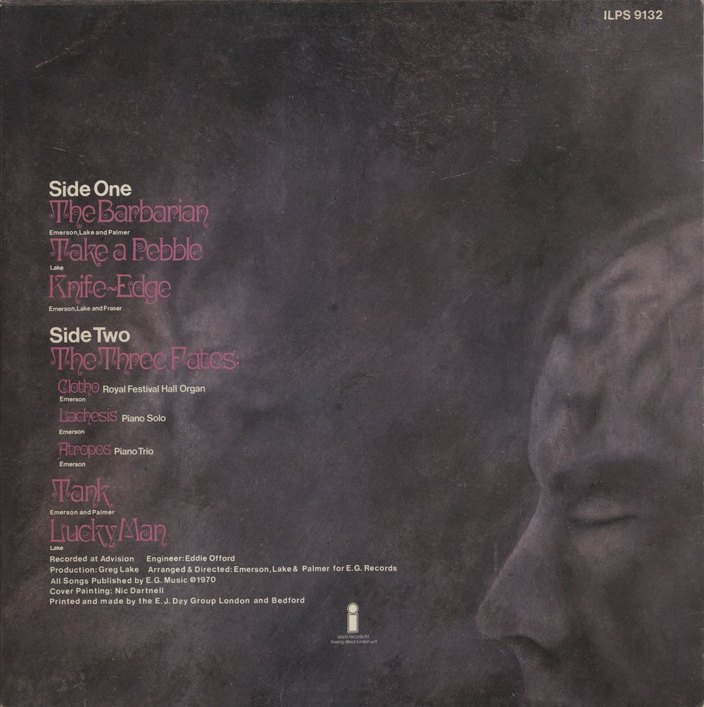 Emerson Lake & Palmer Emerson Lake & Palmer - 3rd - EX UK vinyl LP album (LP record)