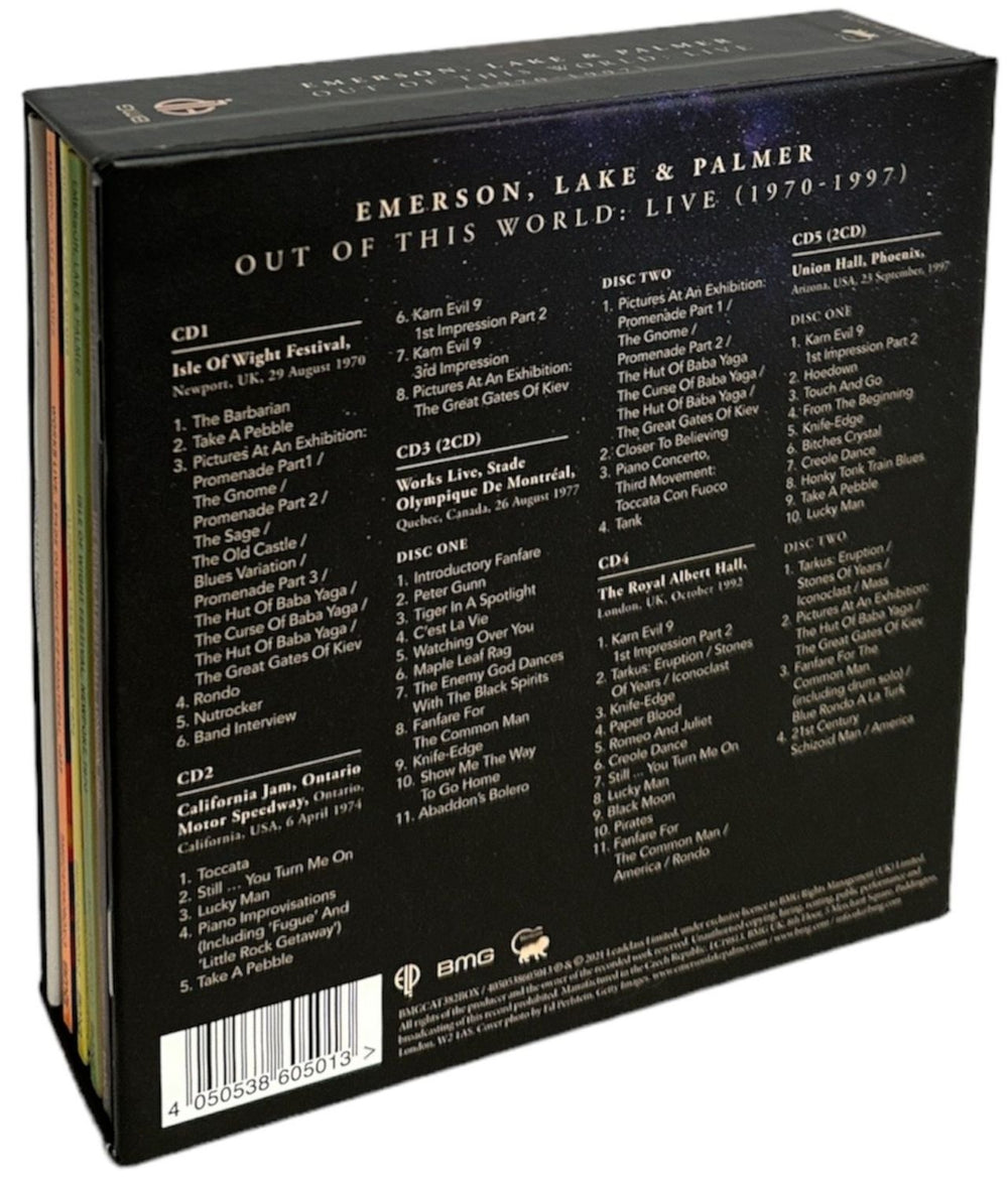 Emerson Lake & Palmer Out Of This World: Live 1970-1997 UK CD Album Box Set 4050538605013