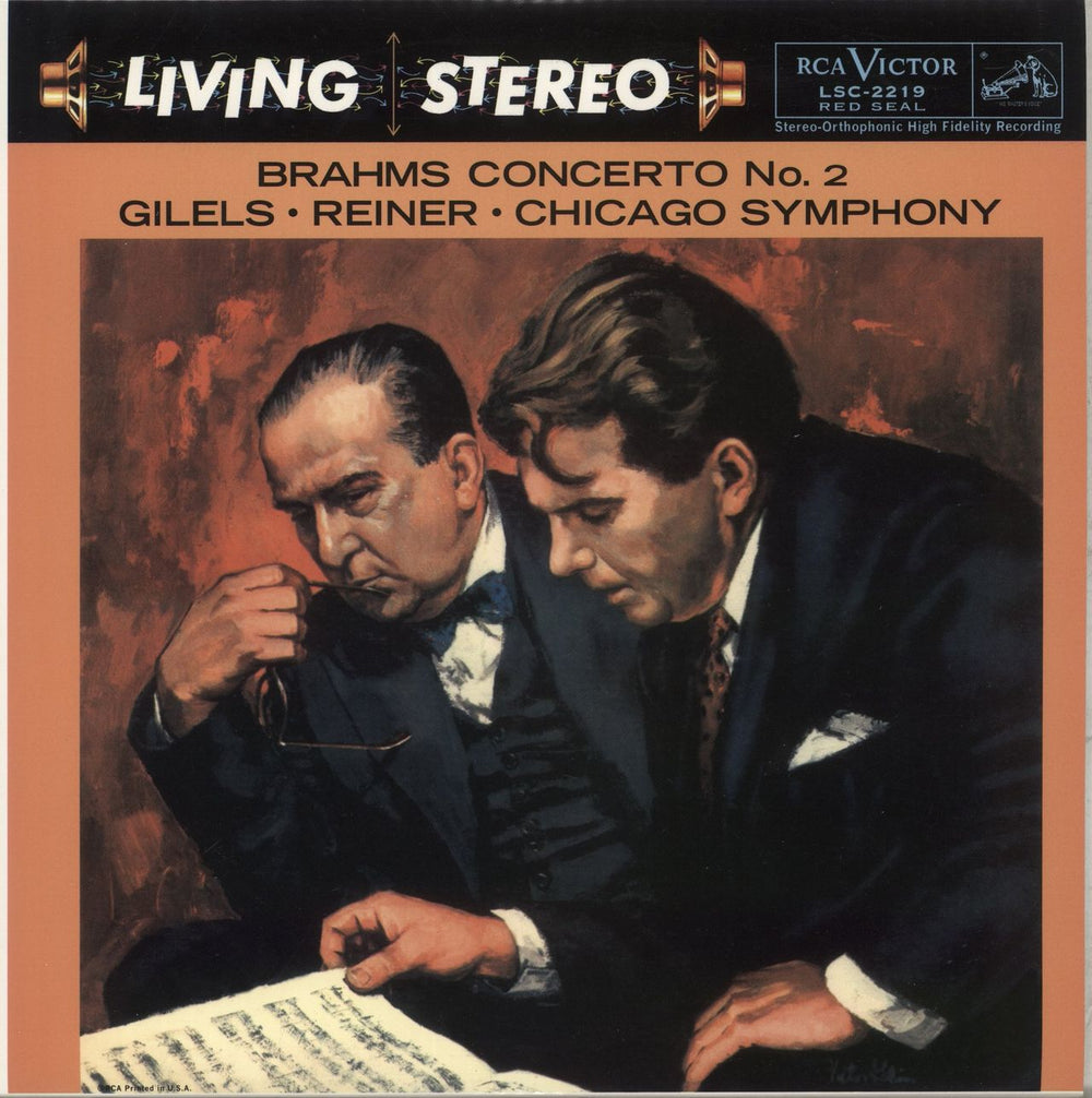 Emil Gilels Brahms Piano Concerto No. 2 - 180 Gram Vinyl US Vinyl