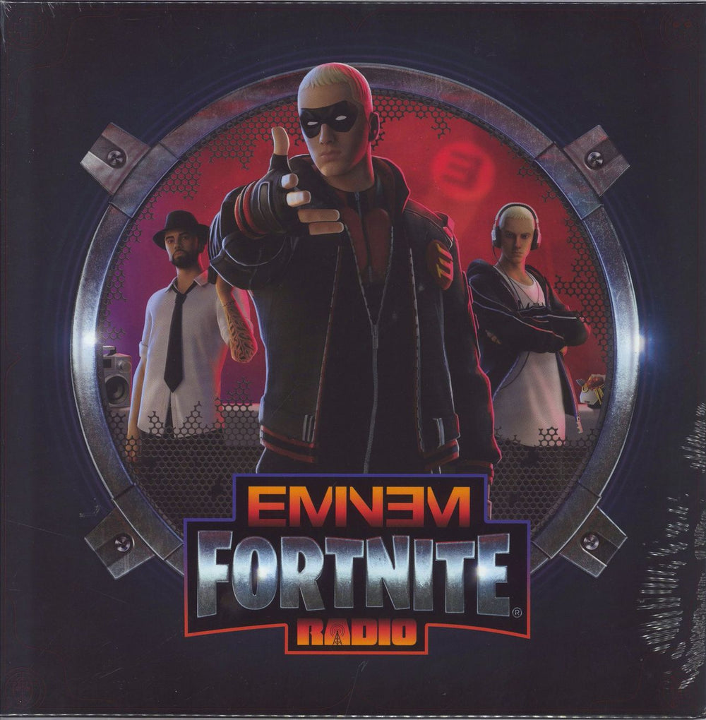 Eminem Fortnite Radio - Red & Blue Split Vinyl - Sealed US vinyl LP album (LP record) 602458891812