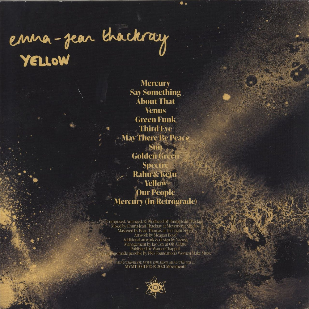 Emma-Jean Thackray Yellow - Clear Vinyl UK 2-LP vinyl record set (Double LP Album) 5060263724117