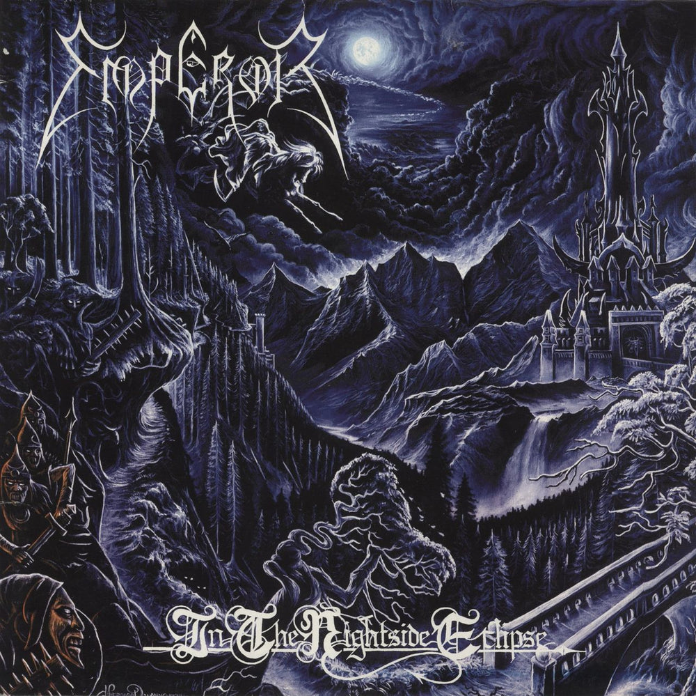 Emperor In The Nightside Eclipse - 1st UK vinyl LP album (LP record) CANDLE008LP