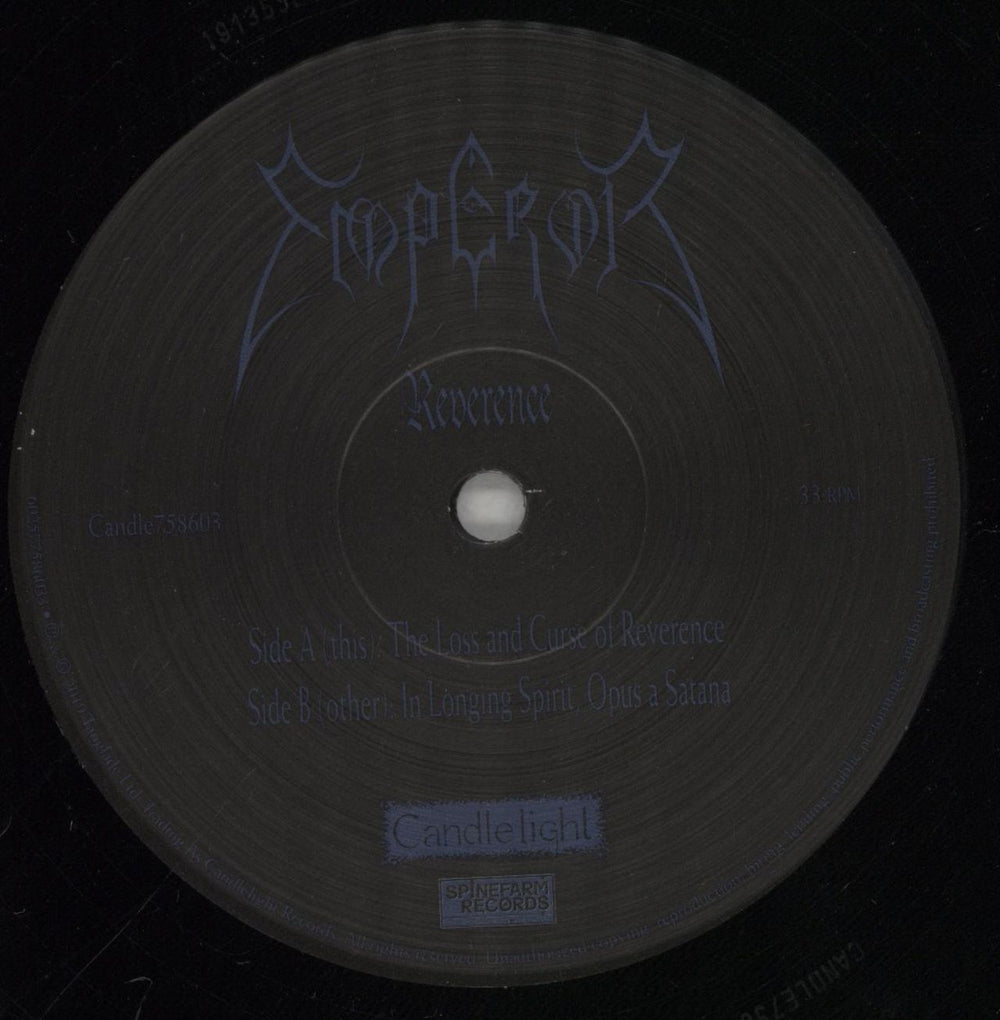Emperor Reverence UK 12" vinyl single (12 inch record / Maxi-single) 2PQ12RE862550