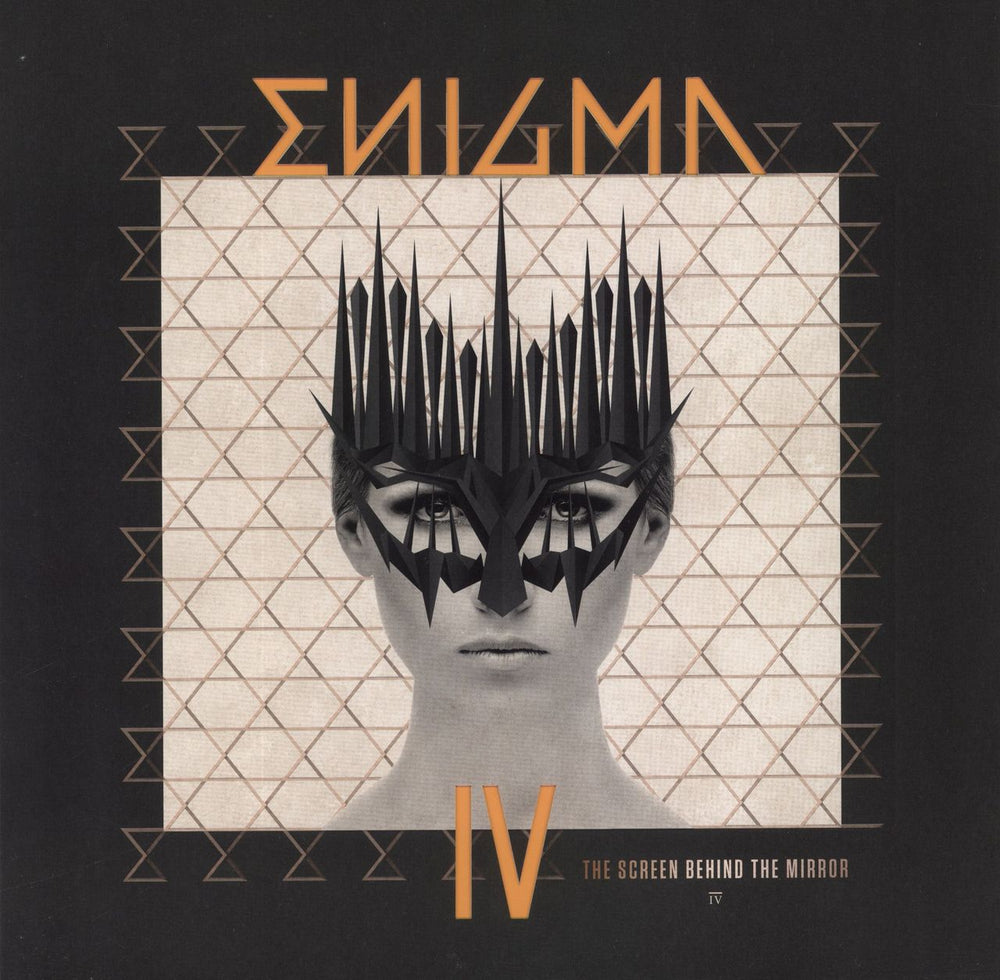 Enigma The Screen Behind The Mirror - 180gram Orange Vinyl UK vinyl LP album (LP record) 5736196