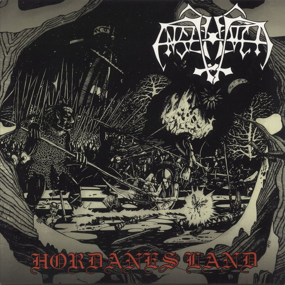 Enslaved Hordanes Land UK vinyl LP album (LP record) BNM008LP