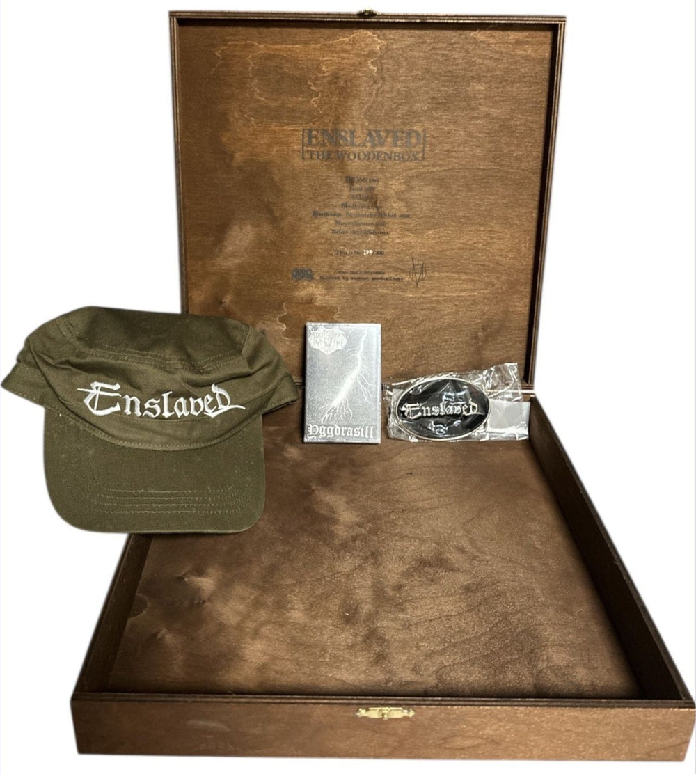 Enslaved The Wooden Box - 180 Gram Green Vinyl German Vinyl Box Set H38VXTH877529