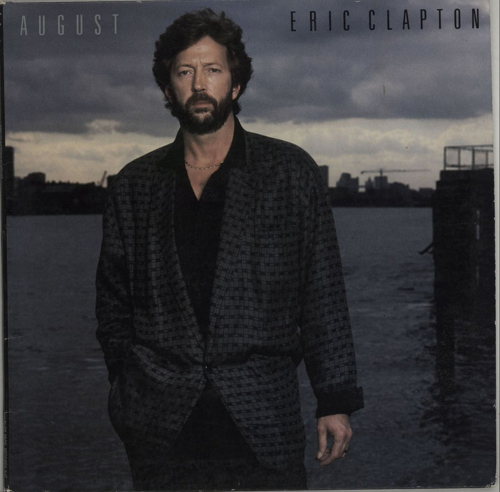 Eric Clapton August - EX US vinyl LP album (LP record) 925476-1