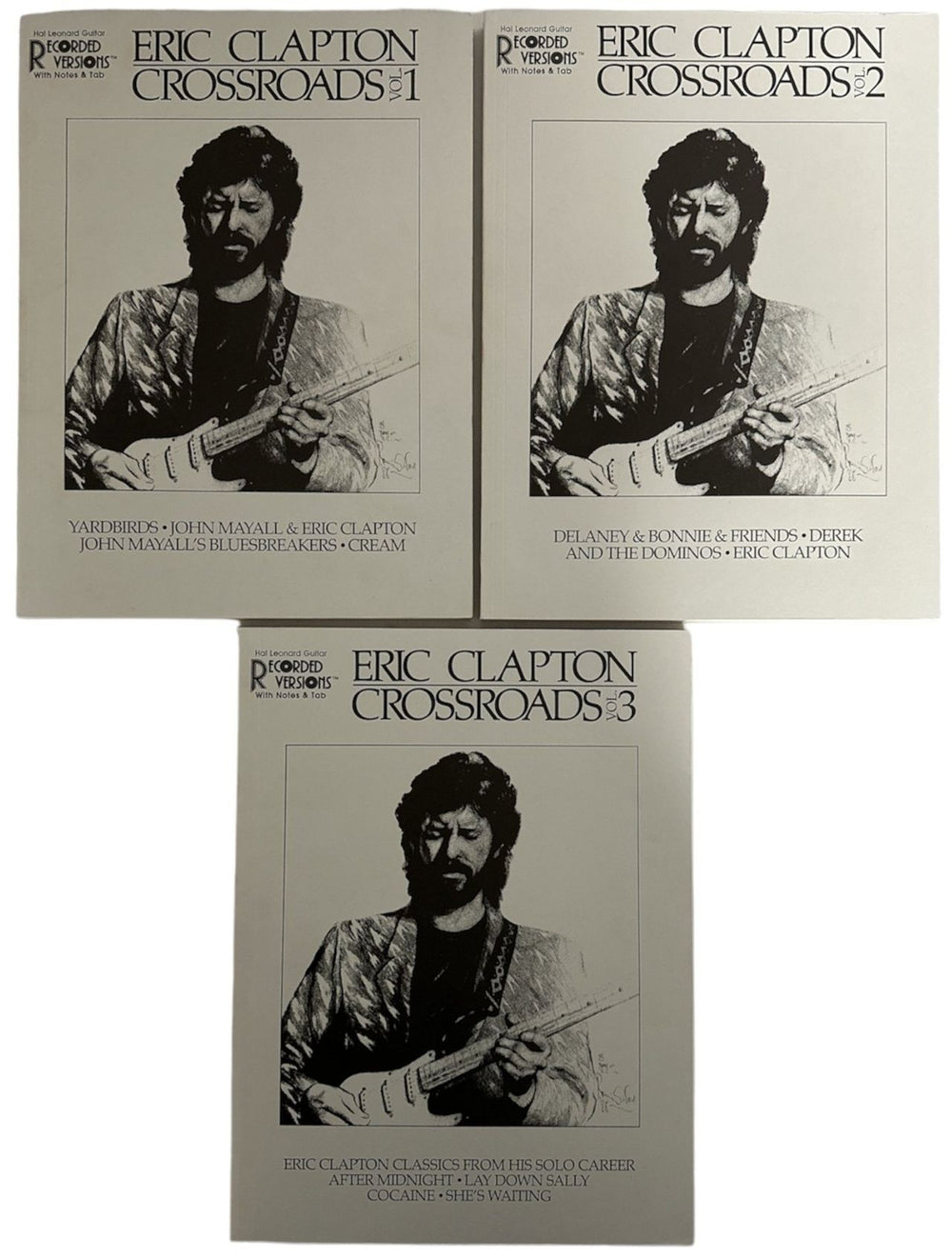 Eric Clapton Crossroads VOL 1-3 UK sheet music CLPSMCR837244