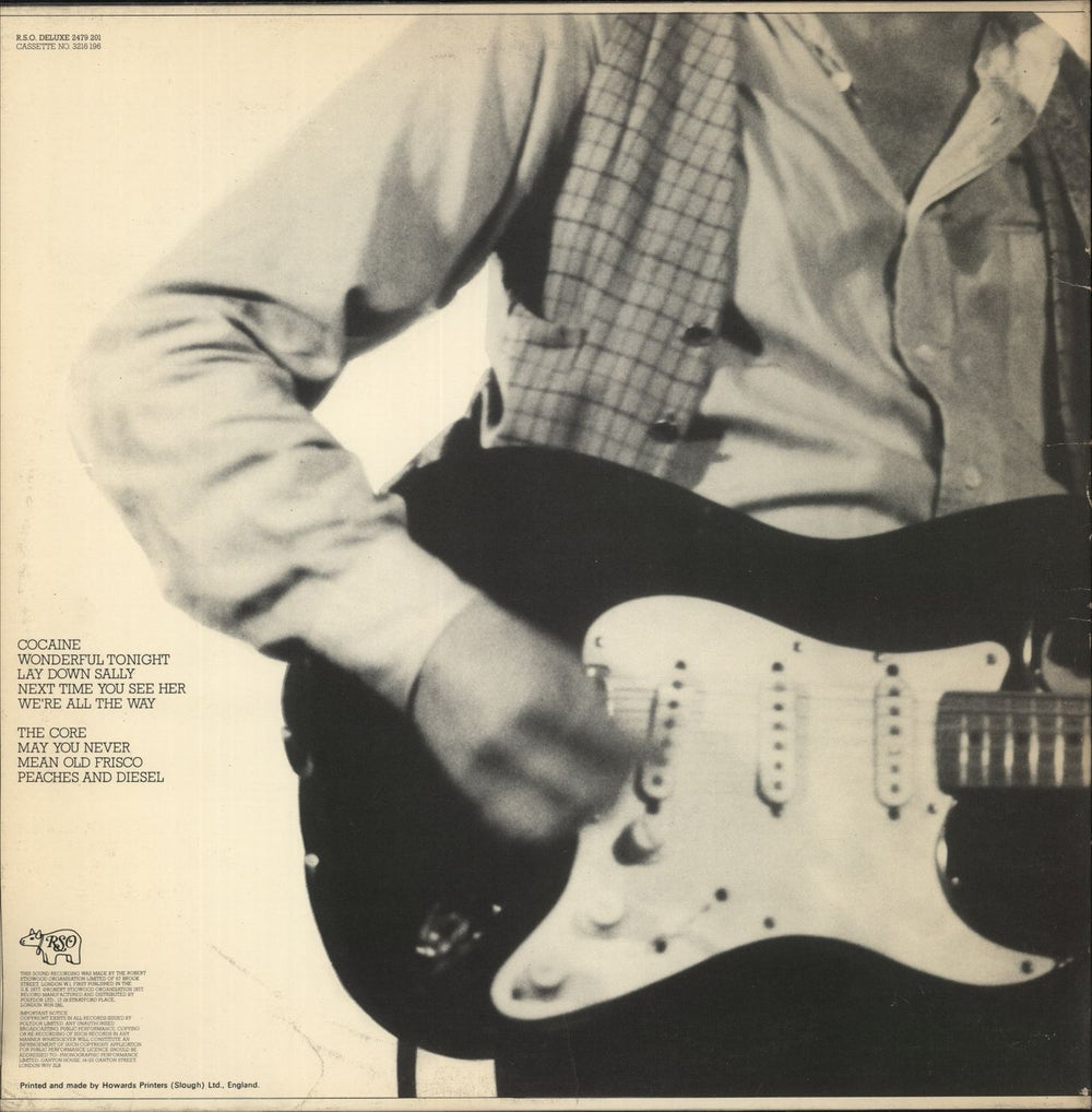Eric Clapton Slowhand - Gatefold - EX UK vinyl LP album (LP record)